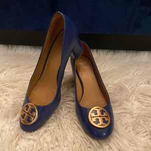 Tory Burch Blue Heels - 7.5